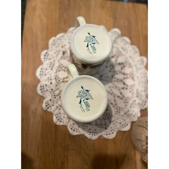 Vintage '91 Kris Kringle Potpourri Press Christmas Mugs - Picture 7 of 10